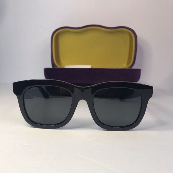 💯 Original Gucci GG0326S 001 Sunglasses with Case and Bag - Picture 9 of 12